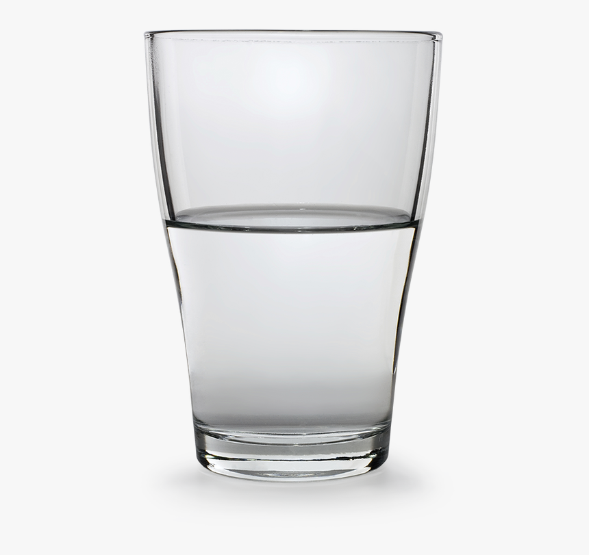 Water Glass Png Free Download - Glass Half Full Transparent Background, Png Download, Free Download