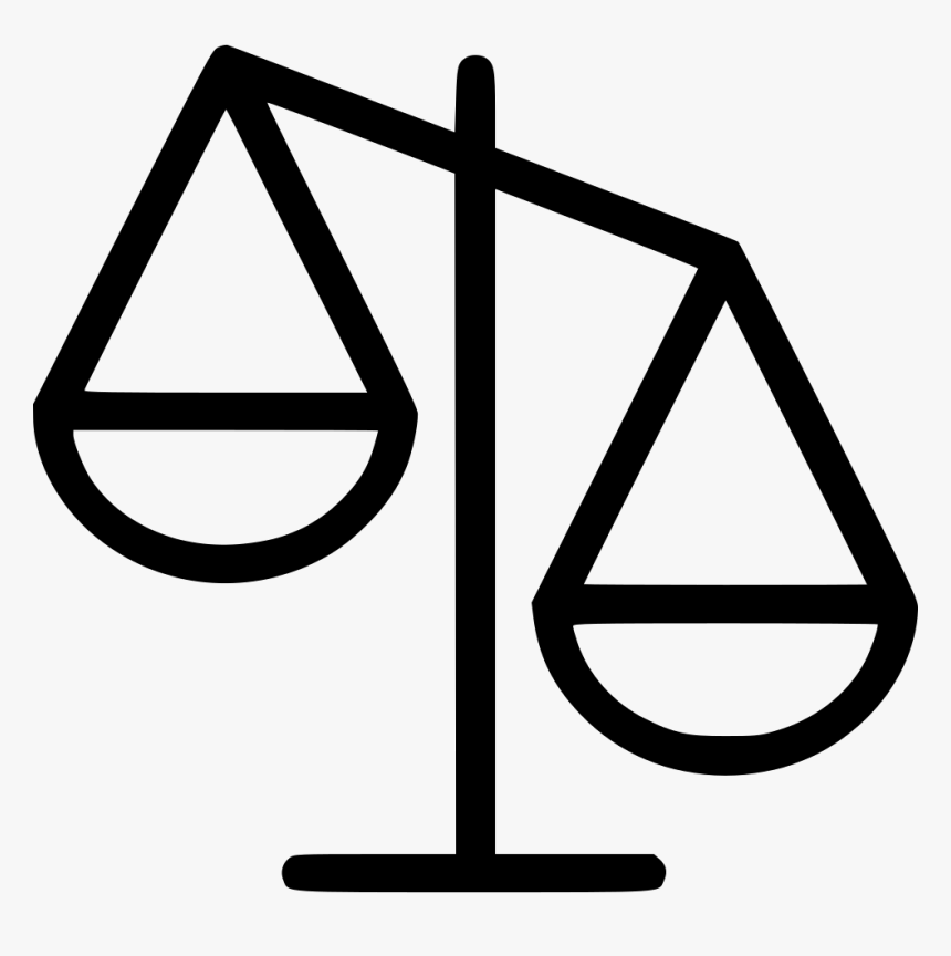 Scale Attorney Svg Png - Justice Scale Icon Png, Transparent Png, Free Download