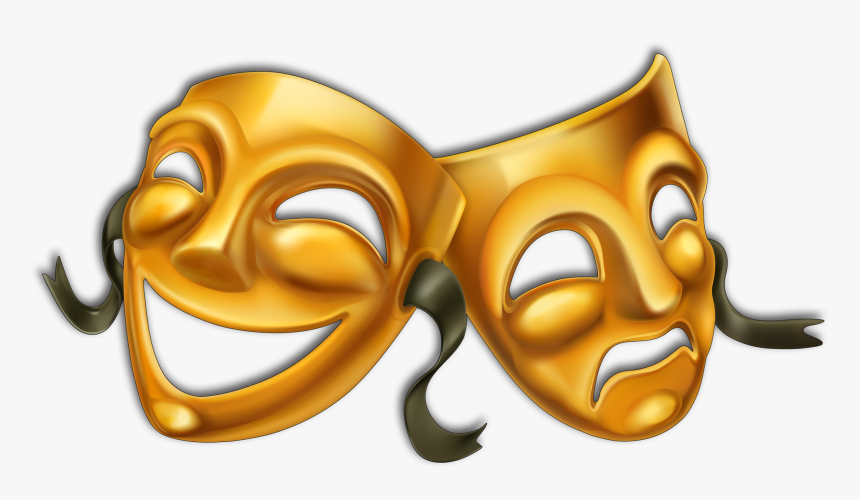 Royalty Free Theatre Mask Stock Photography - Theatre Masks Vector, HD Png Download, Free Download