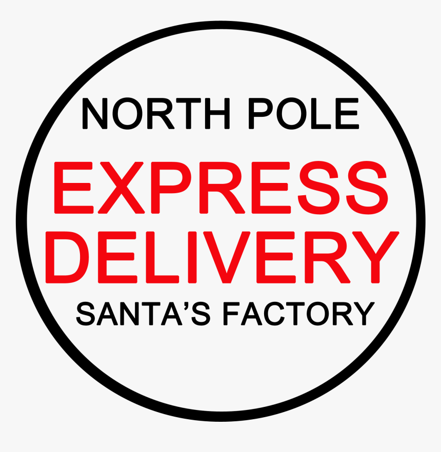 Collection Of Clip - North Pole Express Delivery, HD Png Download, Free Download