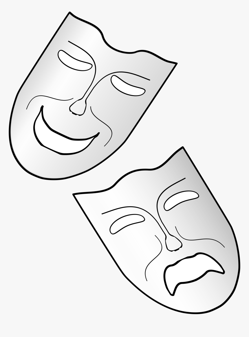 Transparent Drama Faces Png - Clip Art, Png Download, Free Download