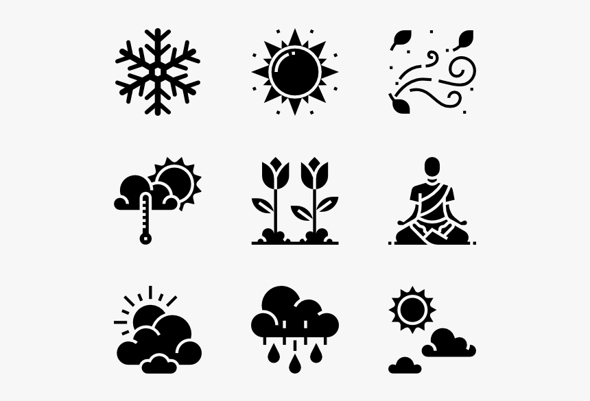 Weather - Free Vector Icone Climat, HD Png Download, Free Download