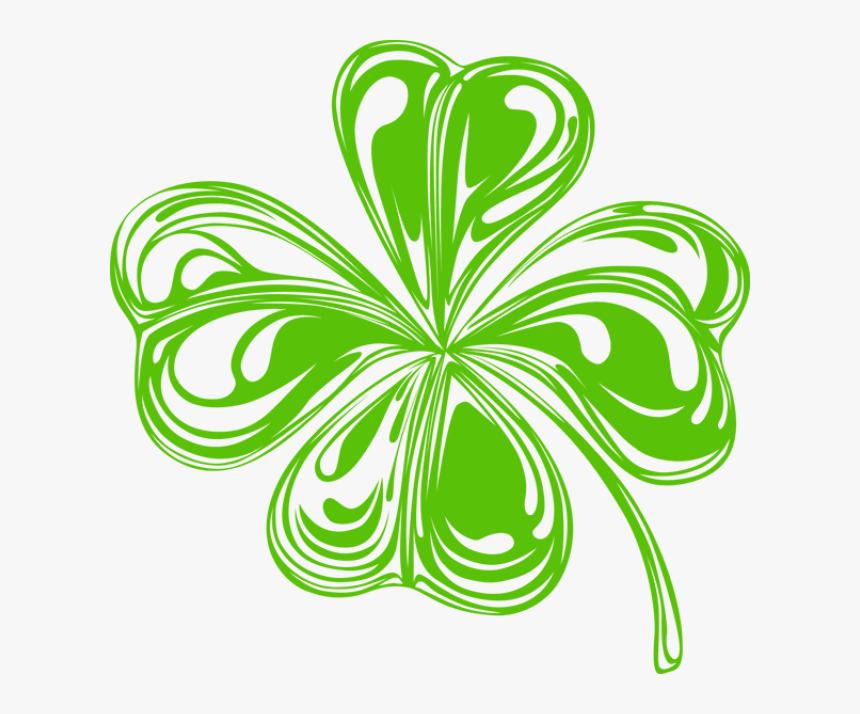 Clover Ireland Shamrock Patricks Four-leaf Saint Divider - Vintage St Patricks Day Clip Art, HD Png Download, Free Download