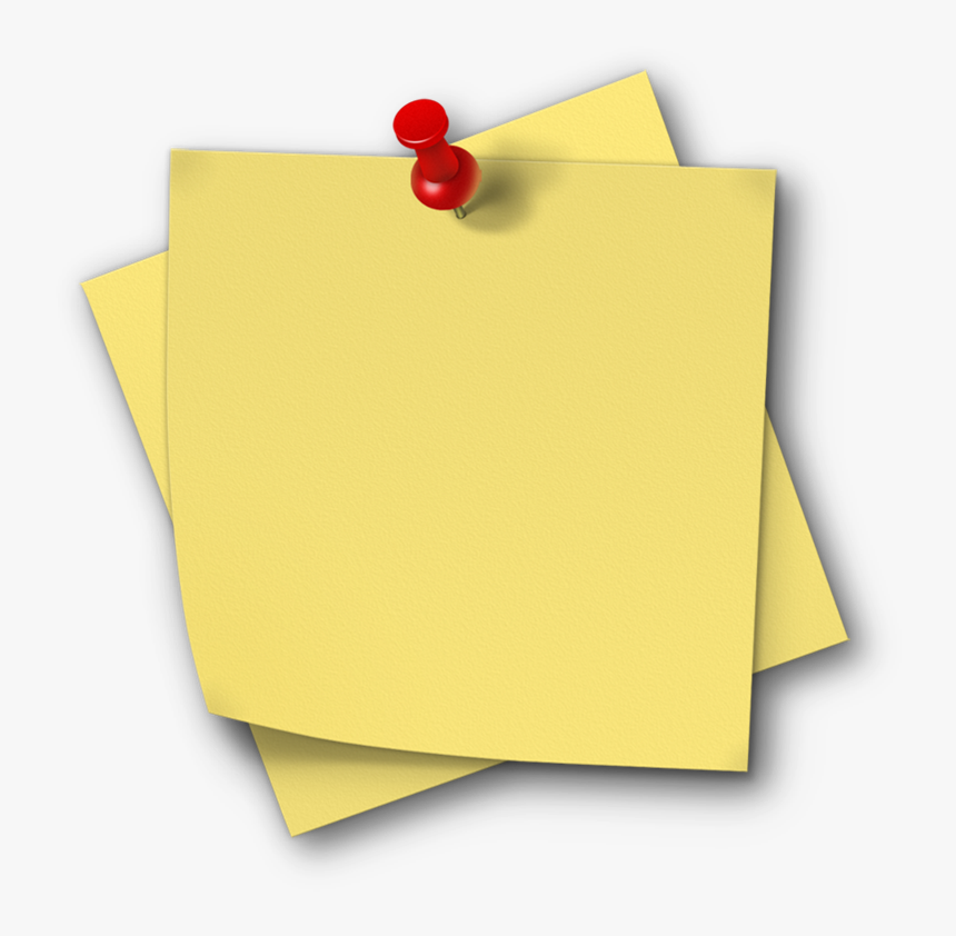 Sticy Notes Png Image - Png Yellow Sticky Note, Transparent Png, Free Download