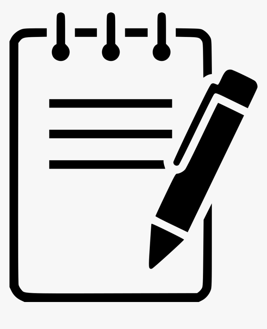 - Notepad And Pen Icon , Png Download - Transparent Pen And Paper Png, Png Download, Free Download