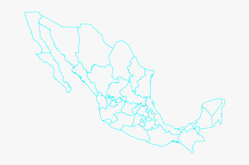 Presencia En Más De 26 Estados De La República Mexicana - Map, HD Png Download, Free Download