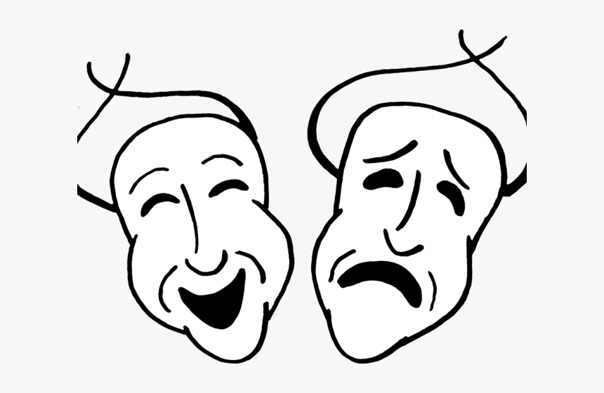 Transparent Theater Clipart - Comedy Tragedy Face Png, Png Download, Free Download