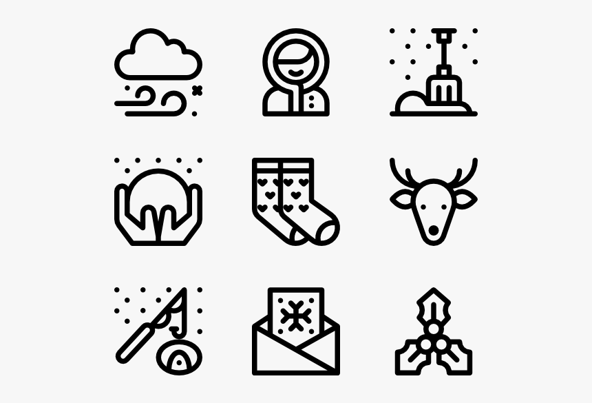 Winter - Family Line Icon Png, Transparent Png, Free Download