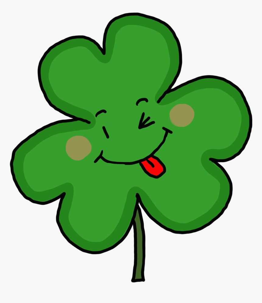 Shamrock, Irish, Clover, Ireland, Luck, Leprechaun - Cartoon, HD Png Download, Free Download