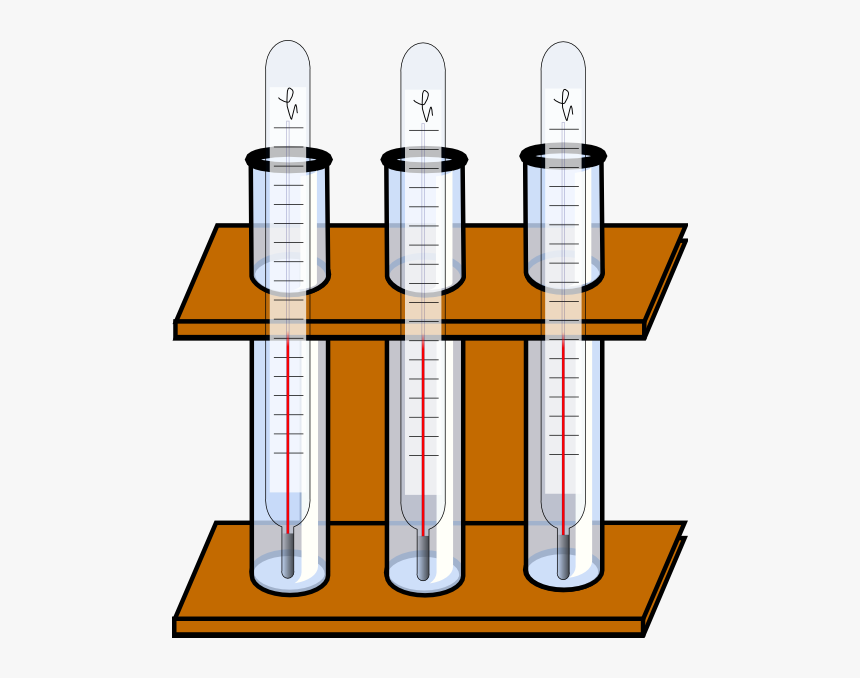 Test Tube With Thermometer, HD Png Download, Free Download