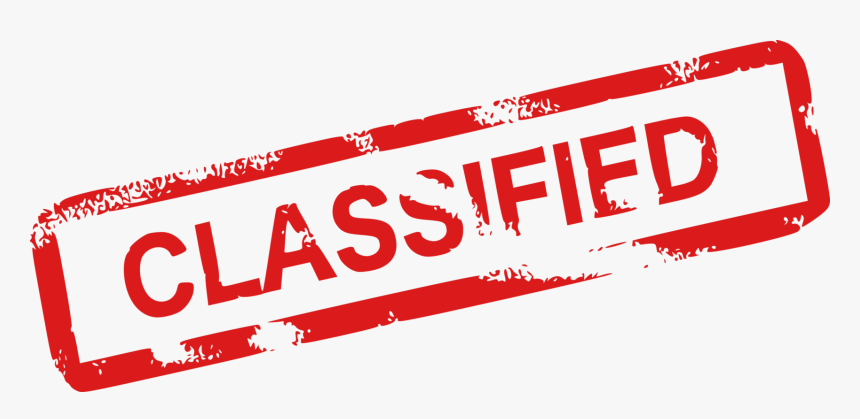 Onlinelabels Clip Art Classified - Transparent Background Classified Stamp, HD Png Download, Free Download