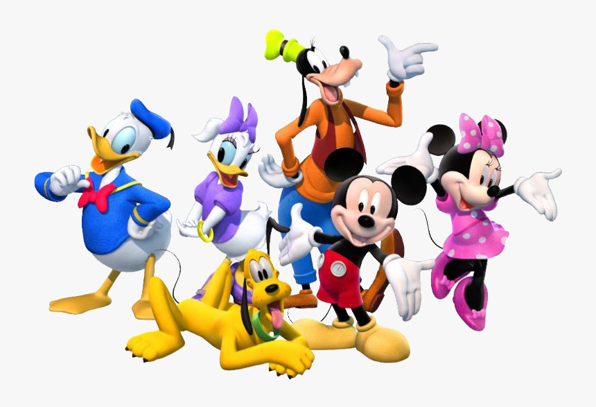 Mickey Mouse Club House Clipart - Transparent Disney Characters Png, Png Download, Free Download