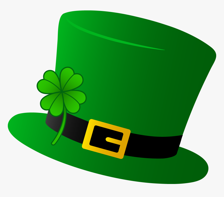 Latest Irish Shamrock Clipart St Patrick Day Shamrock - St Patricks Day Hat Clipart, HD Png Download, Free Download