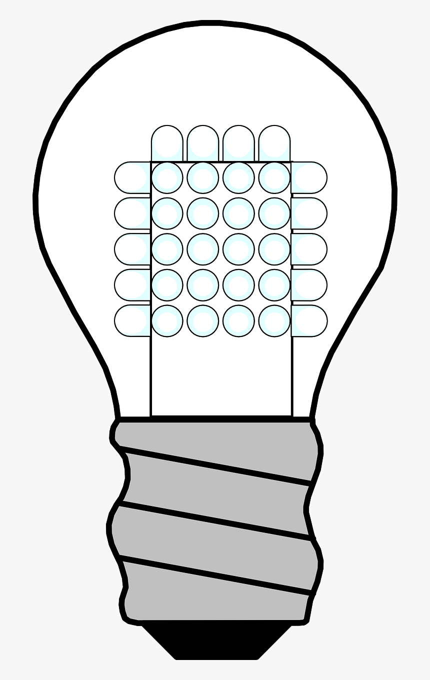 Transparent Light Bulb Clip Art, HD Png Download, Free Download