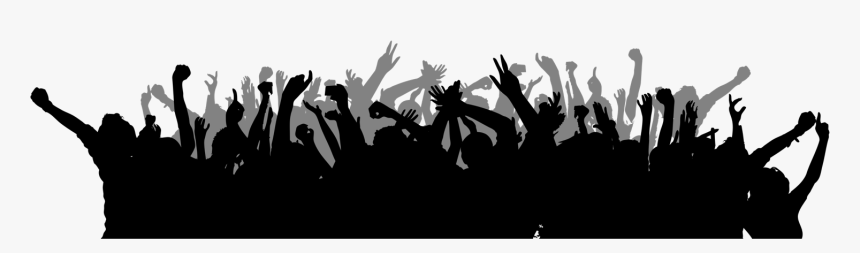 Clip Art Transparent - Crowd Of People Transparent Background, HD Png Download, Free Download