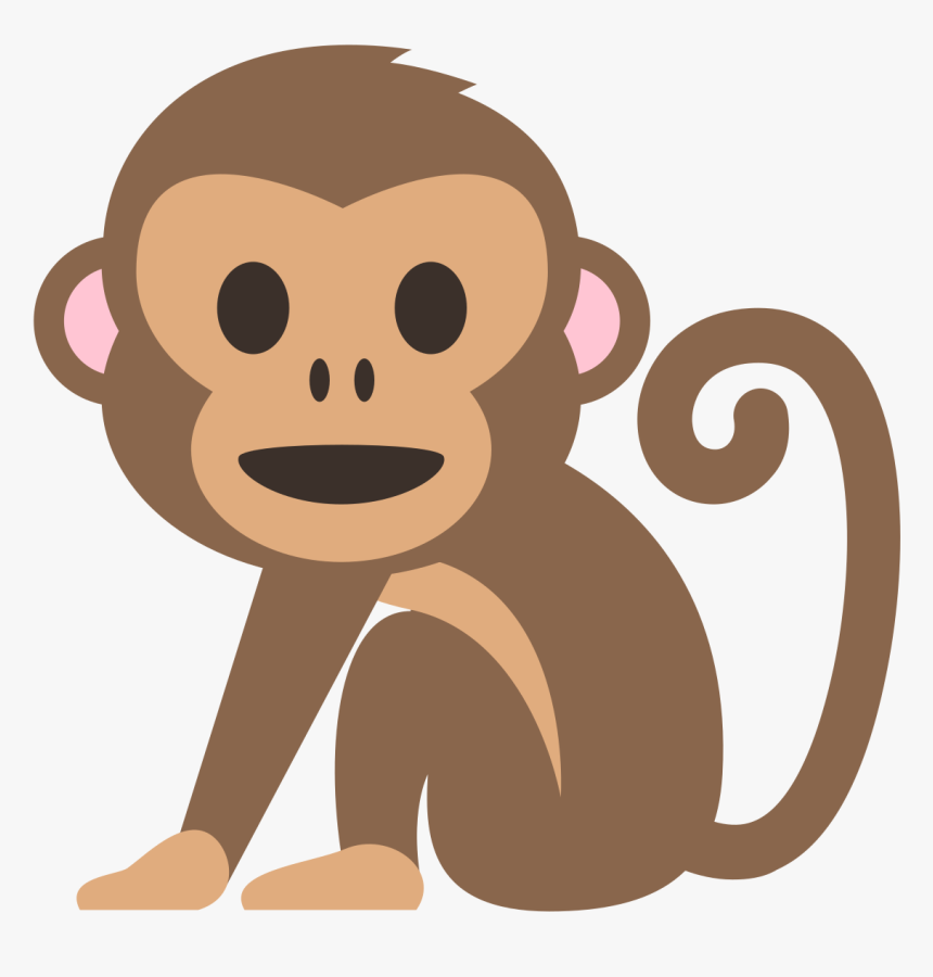 Emoji Mono - Monkey Emoji Svg, HD Png Download, Free Download