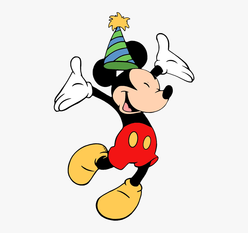 Birthday Clipart Mickey Mouse - Birthday Mickey Mouse Clipart, HD Png Download, Free Download