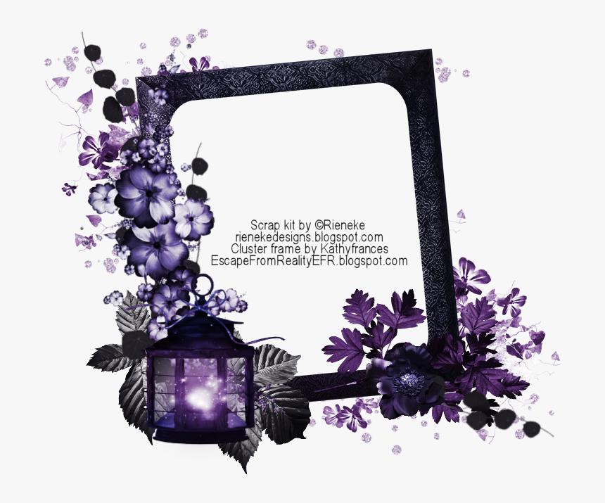 Purple Cluster Frames, HD Png Download, Free Download