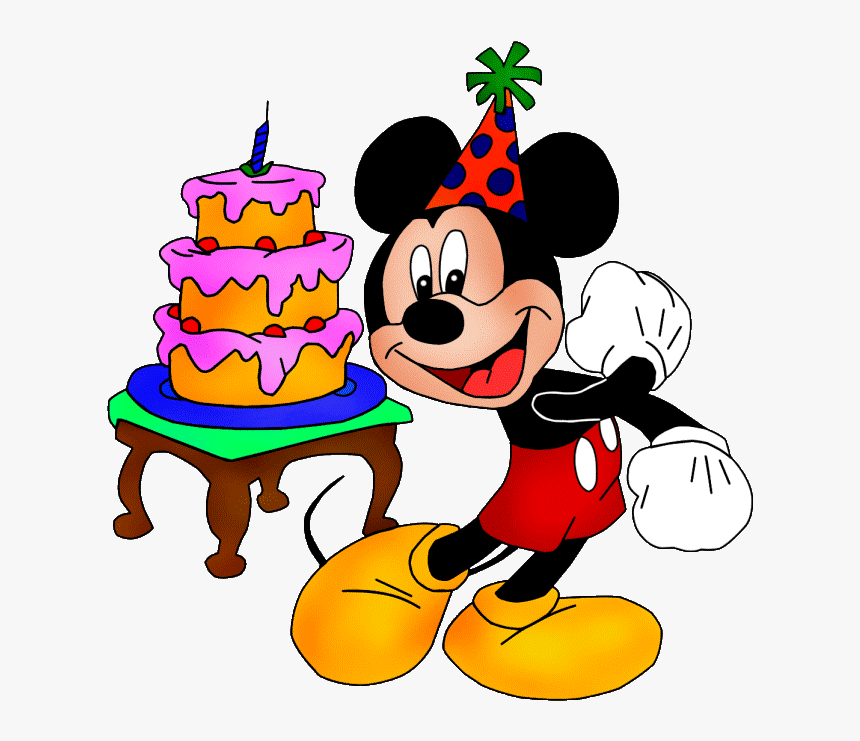 Mickey Mouse Birthday Png Clipart Mickey Mouse Minnie - Mickey Mouse Birthday Png, Transparent Png, Free Download