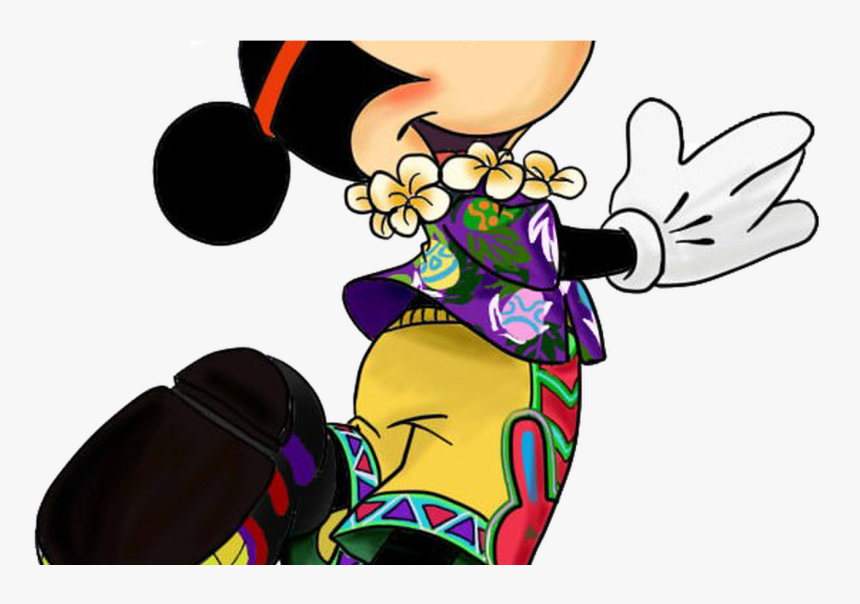 Mickey Mouse Luau Pictures Google Search Disney Birthday - Hawaiian Minnie And Mickey, HD Png Download, Free Download