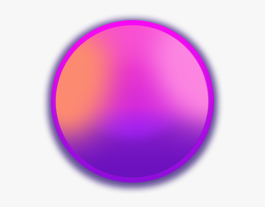 Gradient Button Download Png Image - Morado Circulos De Colores, Transparent Png, Free Download