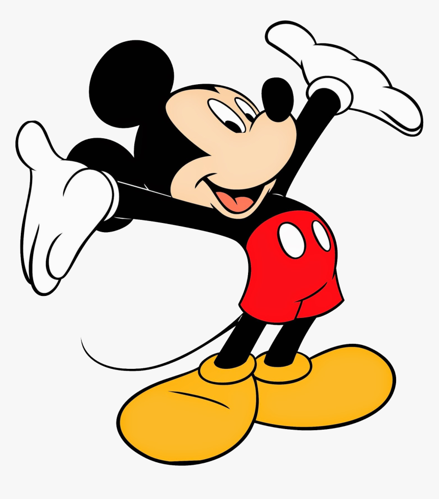 Happy Image Purepng Free - Mickey Mouse White Background, Transparent Png, Free Download