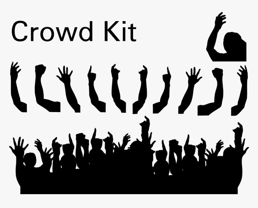 Human - Crowd Clip Art, HD Png Download, Free Download