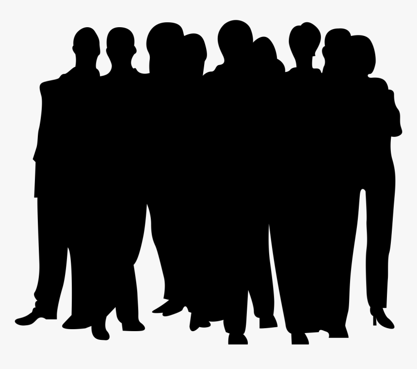 Noun - Silhouette Crowd, HD Png Download, Free Download