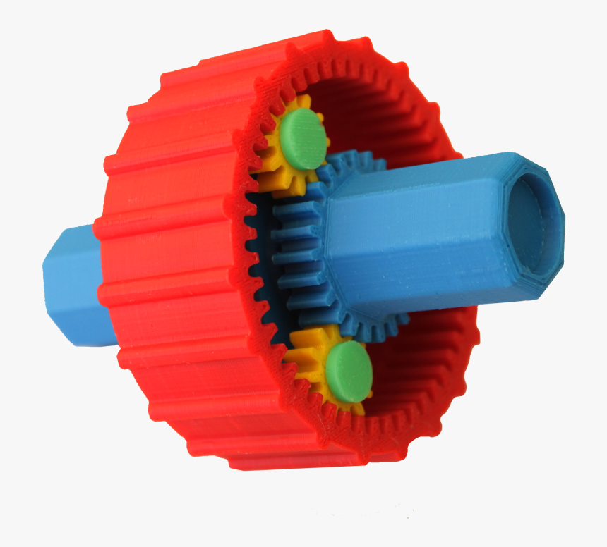 Fully Functional Mechanical Gear Parts Printed With - Polylactic Acid 3d Print, HD Png Download, Free Download