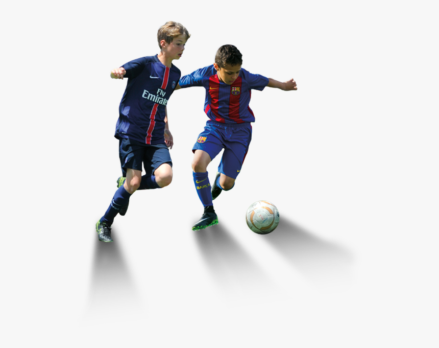 Transparent Football Player Png - 2 Soccer Players Png, Png Download, Free Download