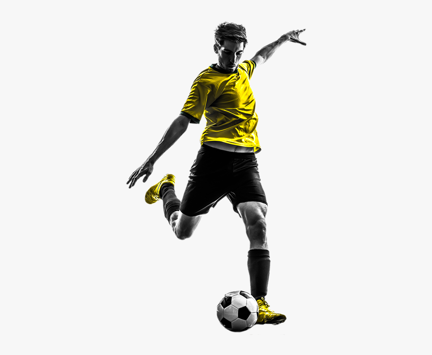 Athlete Football Sports Player Professional Injury - Soccer Player Man Png, Transparent Png, Free Download