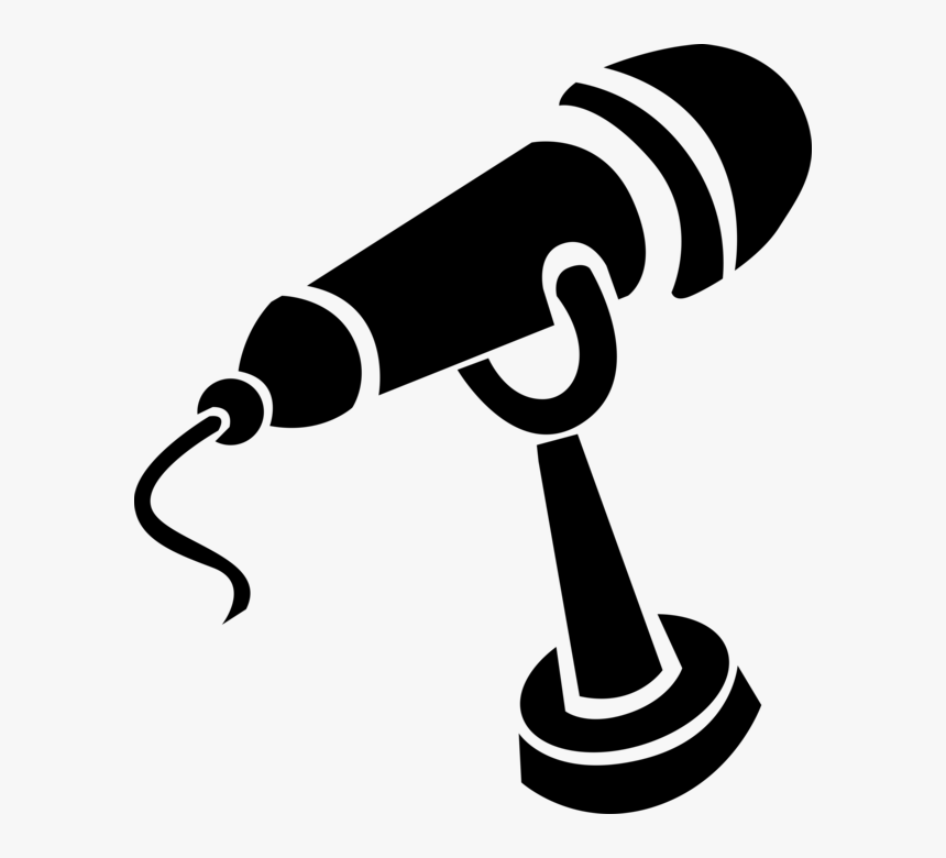 Transparent Microphone Clipart Black And White - Microphone Vector, HD Png Download, Free Download