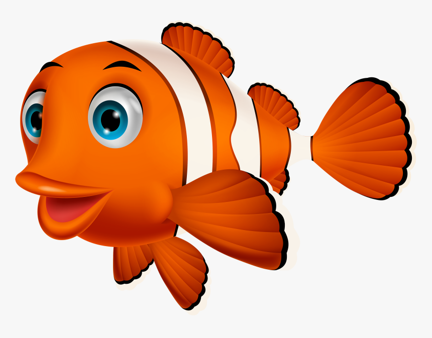Clown Fish Png Clipart - Nemo Fish Clipart, Transparent Png, Free Download