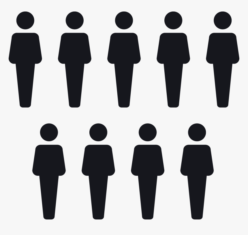 People Icon Vector Clipart , Png Download - Population Icon Png White, Transparent Png, Free Download