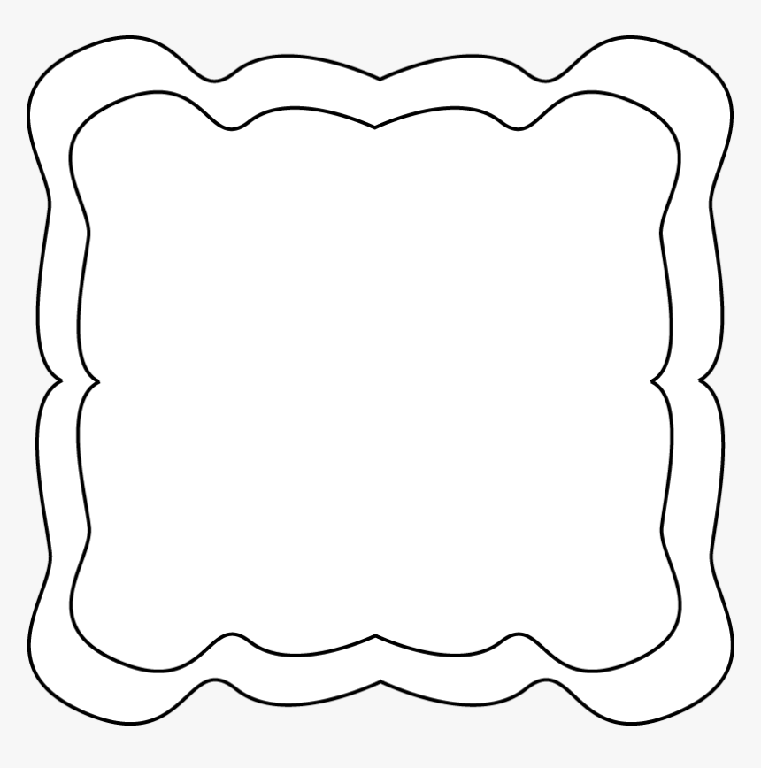 Brackets Frames Red Clipart Clipart Kid - Black And White School Lunch Border, HD Png Download, Free Download