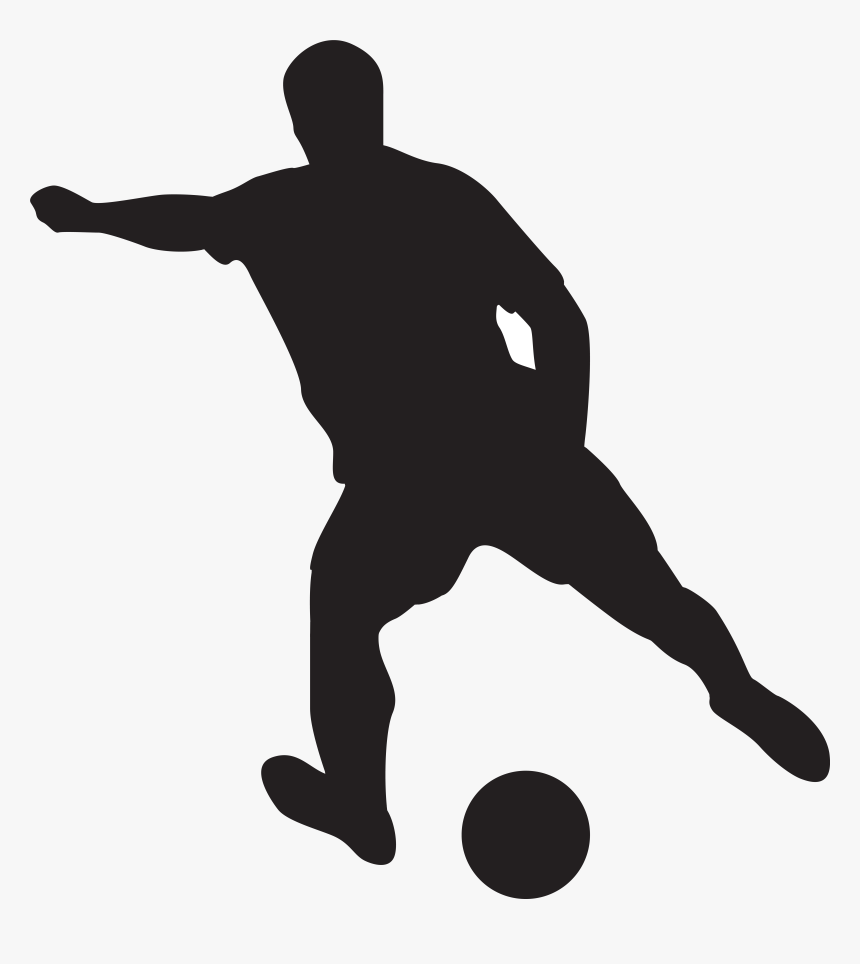 Soccer Player Silhouettes Clipart Image Gallery Transparent, HD Png Download, Free Download
