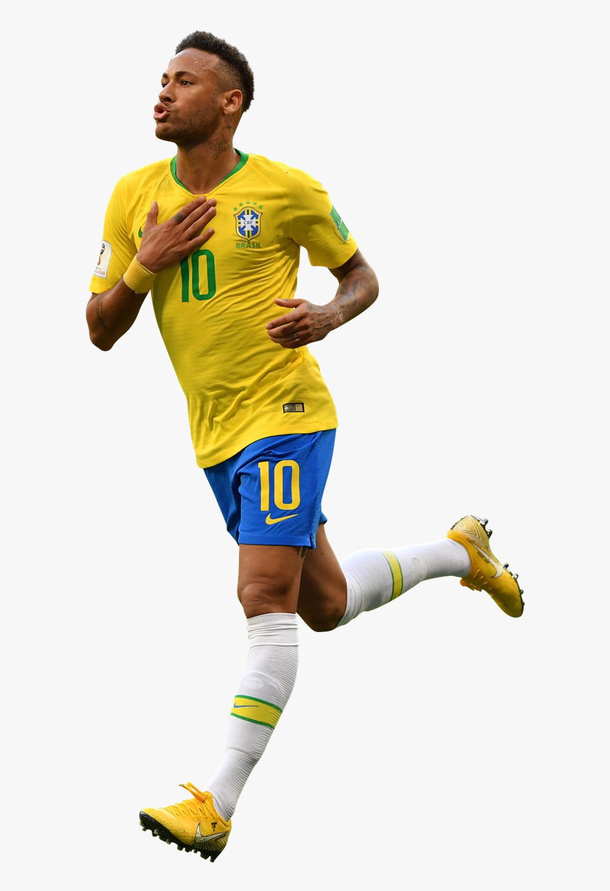Neymar Football Brazil 2018 Png - Neymar Clipart, Transparent Png, Free Download