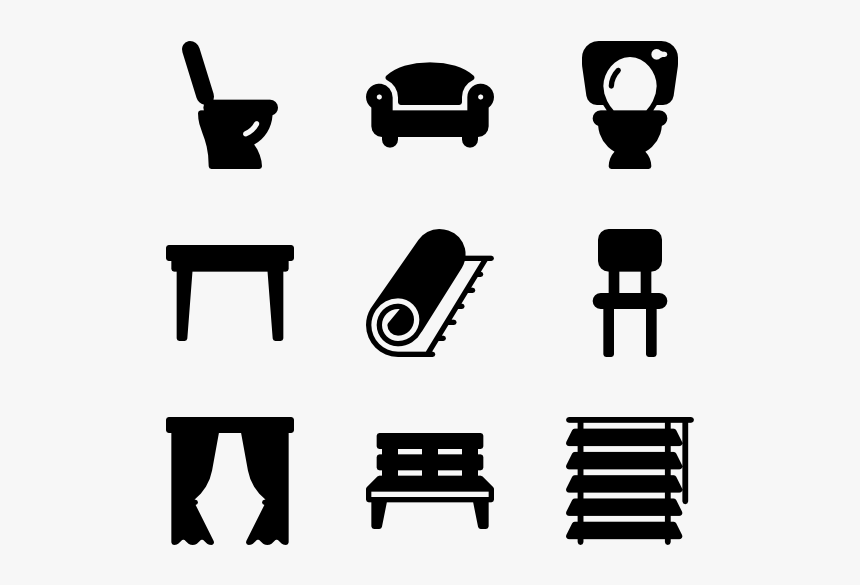 Interior & Furniture - Furniture Elevation Icon Png, Transparent Png, Free Download