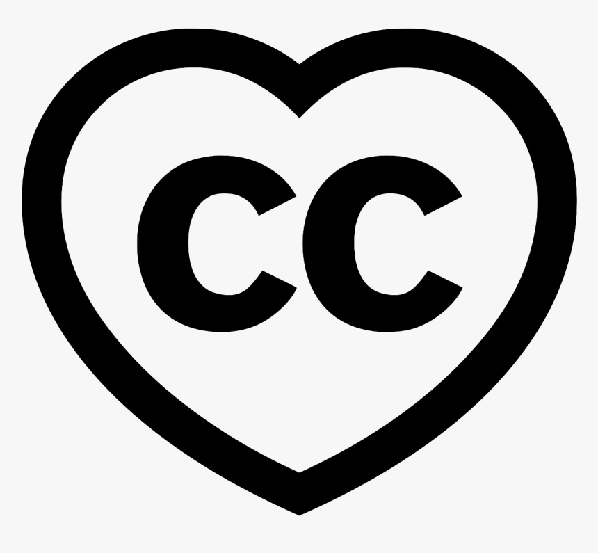 Creative Commons Heart, HD Png Download, Free Download