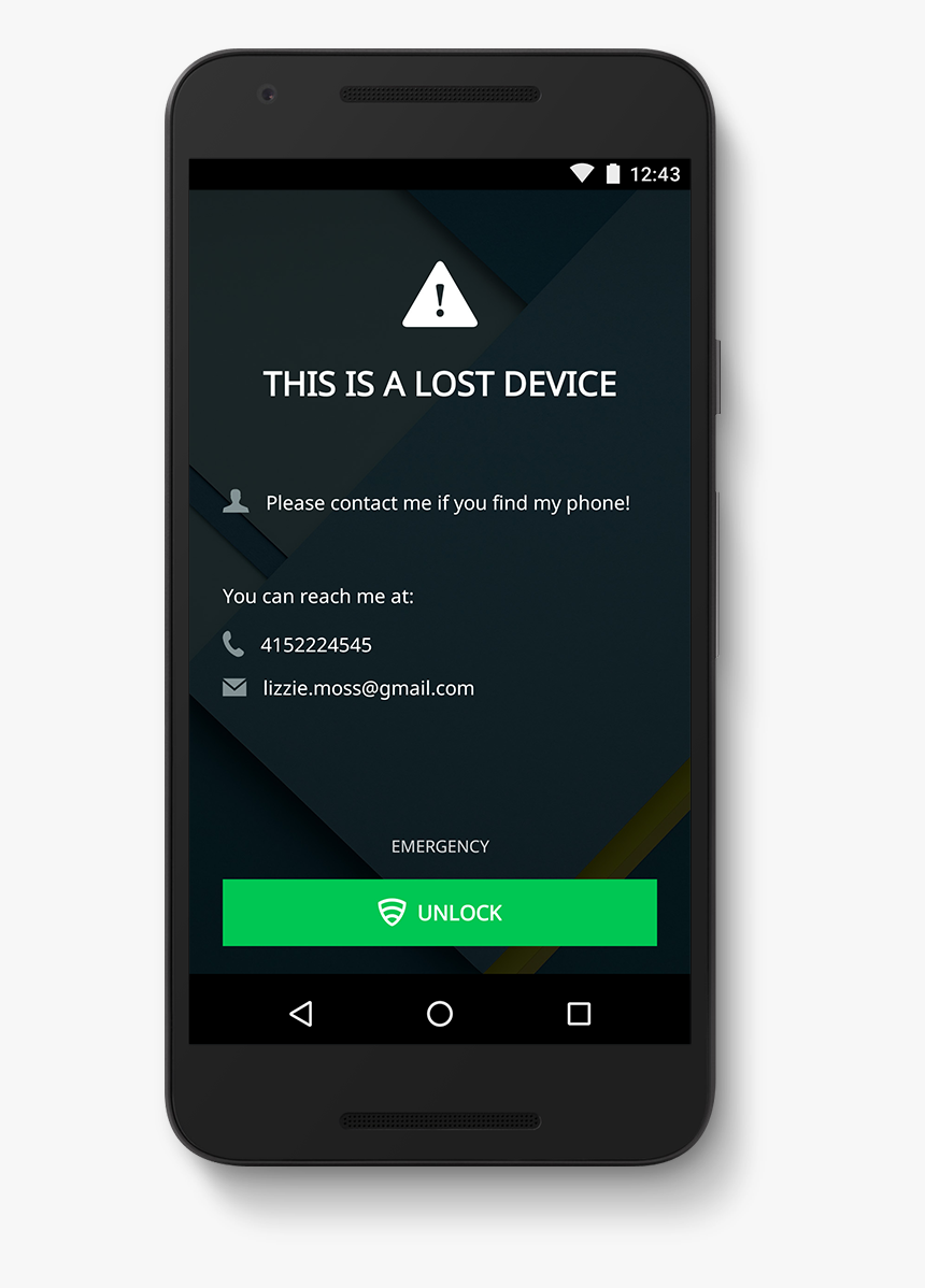 Lock And Wipe - Block Android Phone If Stolen, HD Png Download, Free Download
