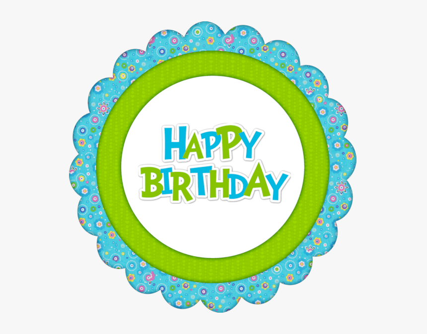 Birthday Cupcake Topper Template, HD Png Download, Free Download