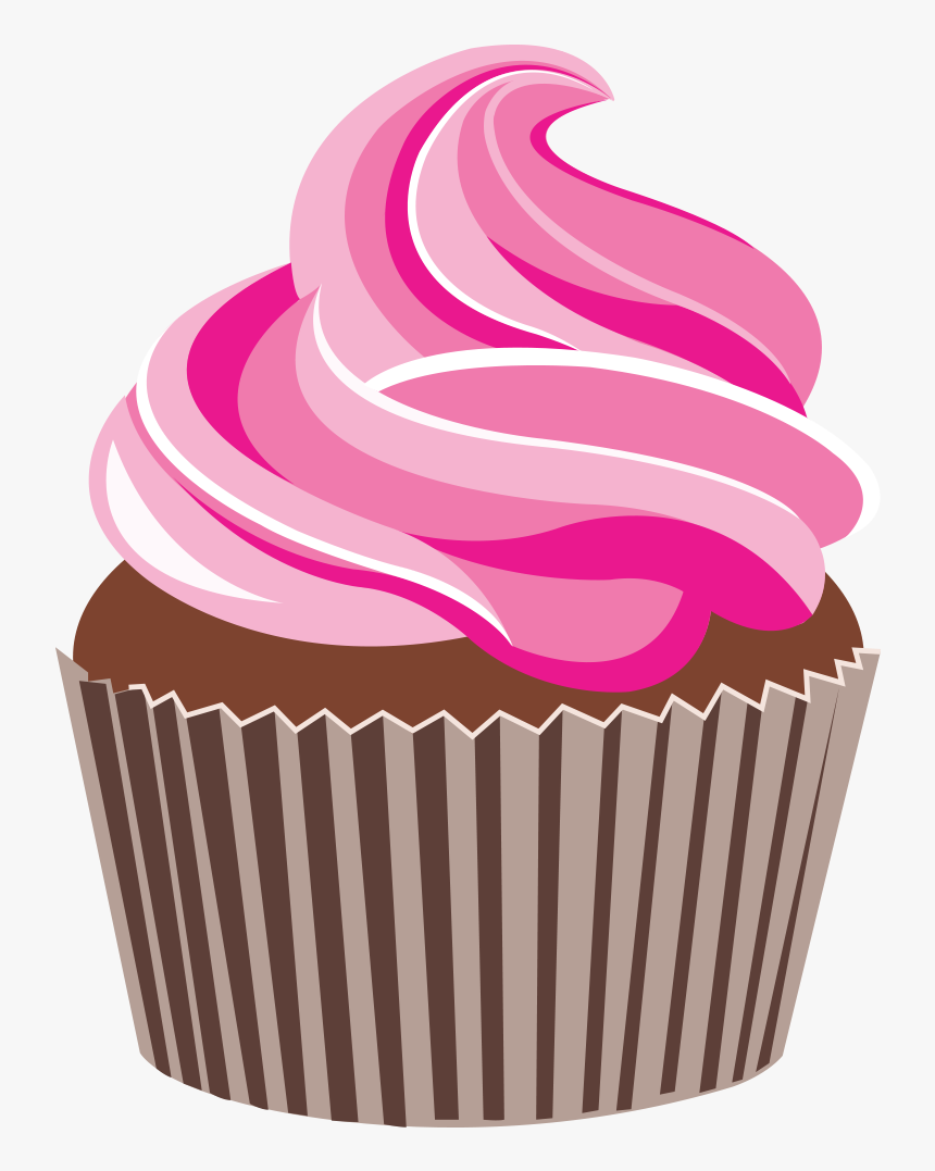 Cupcake Png Vector - Frosting Png, Transparent Png, Free Download