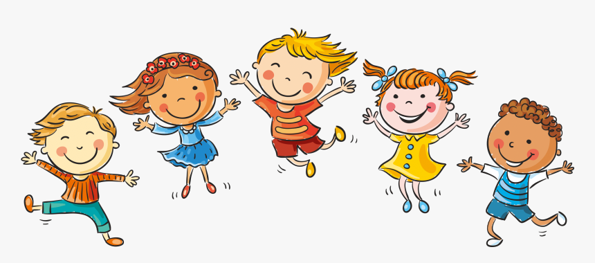 Hand Drawn Cartoon Children Happy Decoration Vector - Children Vector Png, Transparent Png, Free Download