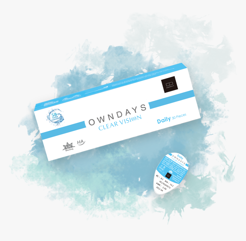 Owndays Clear Vision Package - Owndays Clear Vision, HD Png Download, Free Download