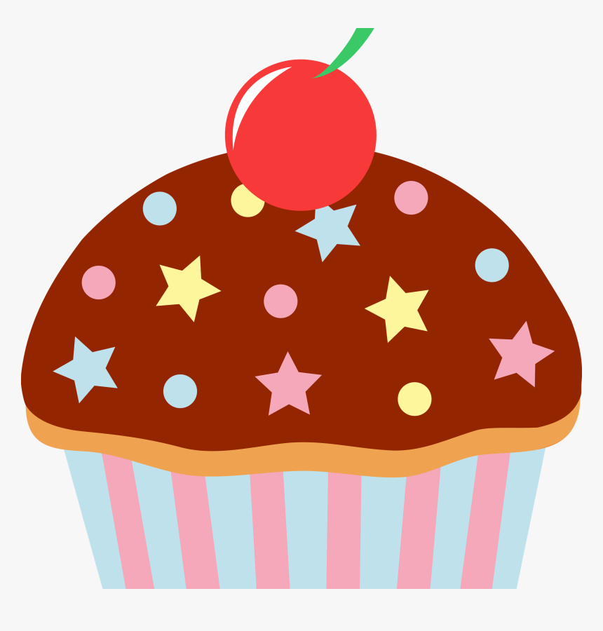 Cartoon Cupcake - Cartoon Cakes And Sweets, HD Png Download, Free Download