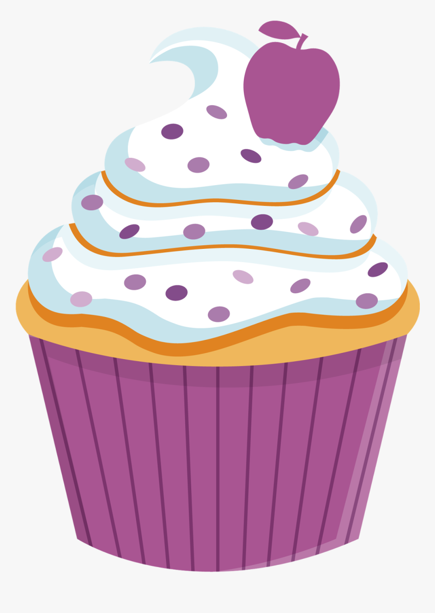 Rainbow Birthday Clipart - Cupcakes Png, Transparent Png, Free Download