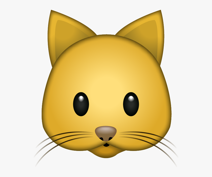 Iphone Cat Emoji Png, Transparent Png, Free Download