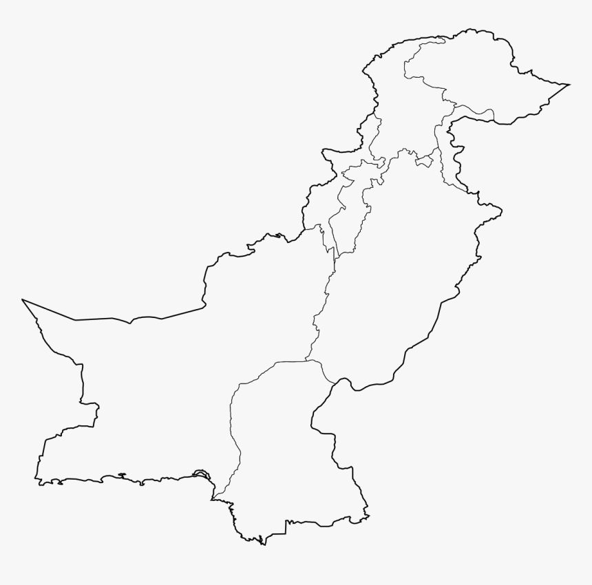 Blank Maps Of Pakistan, HD Png Download, Free Download