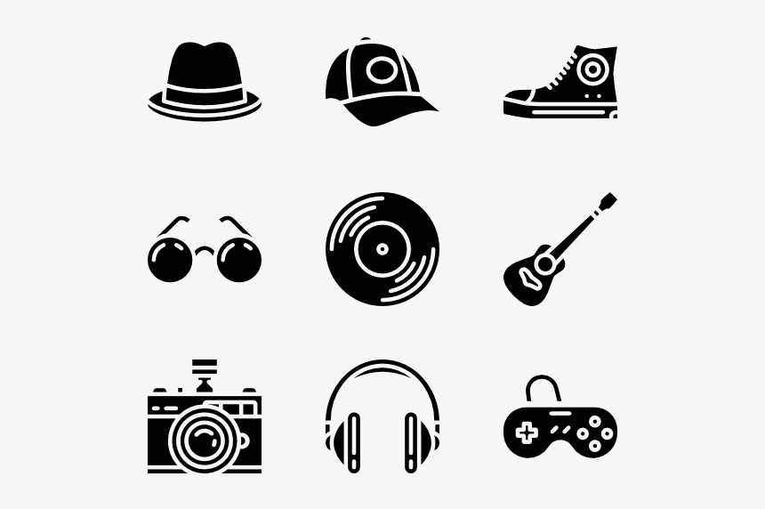 Hipster - Icono De Cosas Png, Transparent Png, Free Download