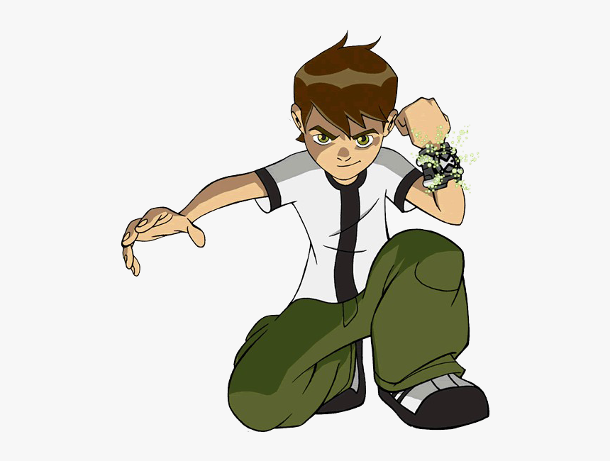 Ben 10 Showing The Omnitrix - Ben 10 En Png, Transparent Png, Free Download